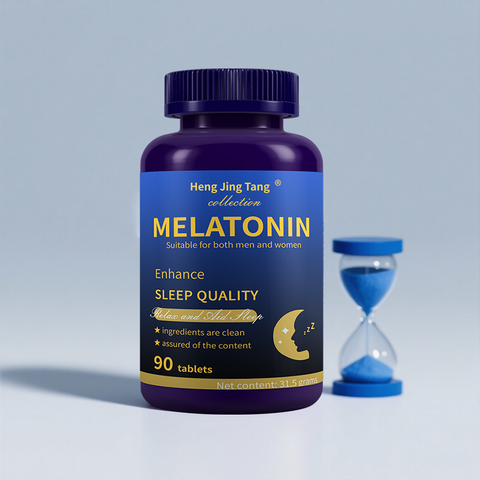 Sleep Support Supplement Adult Melatonin Gummy Candy Infused with Magnesium & Vitamin
