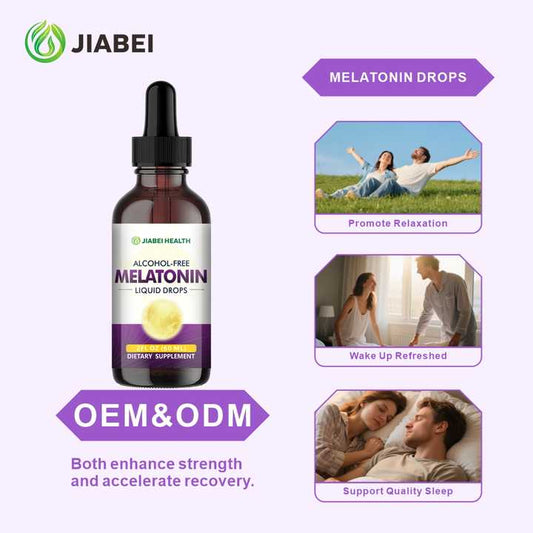 Melatonin Drops Quality Sleep Supporting Healthcare Herbal Supplements