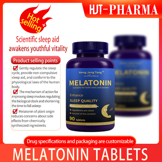 Sleep Support Supplement Adult Melatonin Gummy Candy Infused with Magnesium & Vitamin